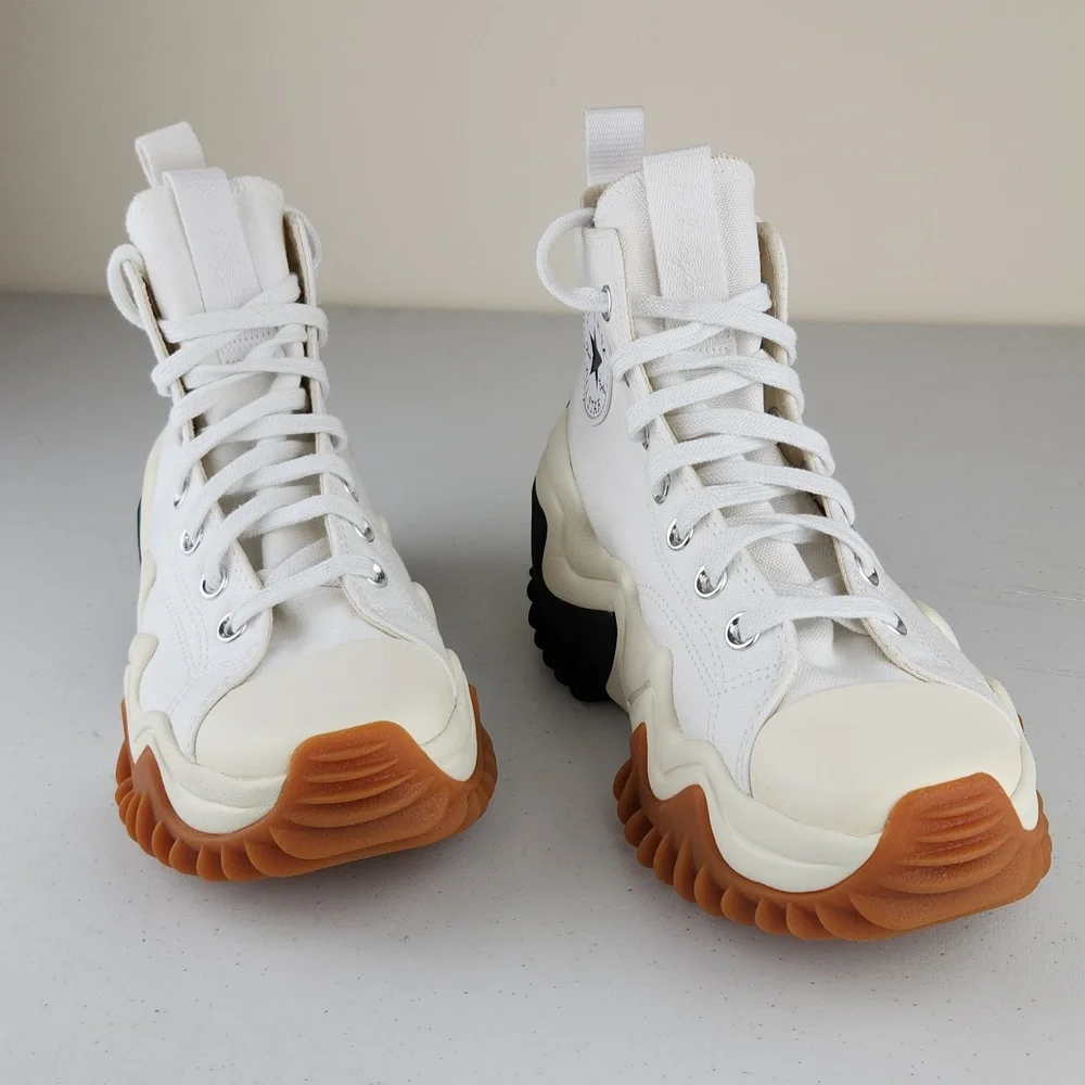 Converse Unisex Run Star Motion HI White Sneakers - Picture 2 of 5
